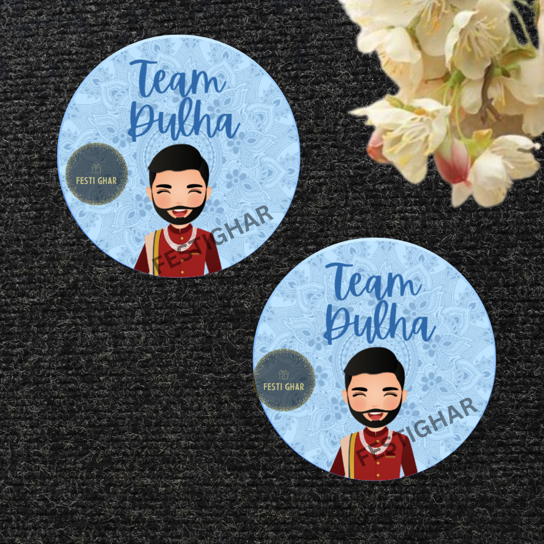 Team Dulha Blue Badges