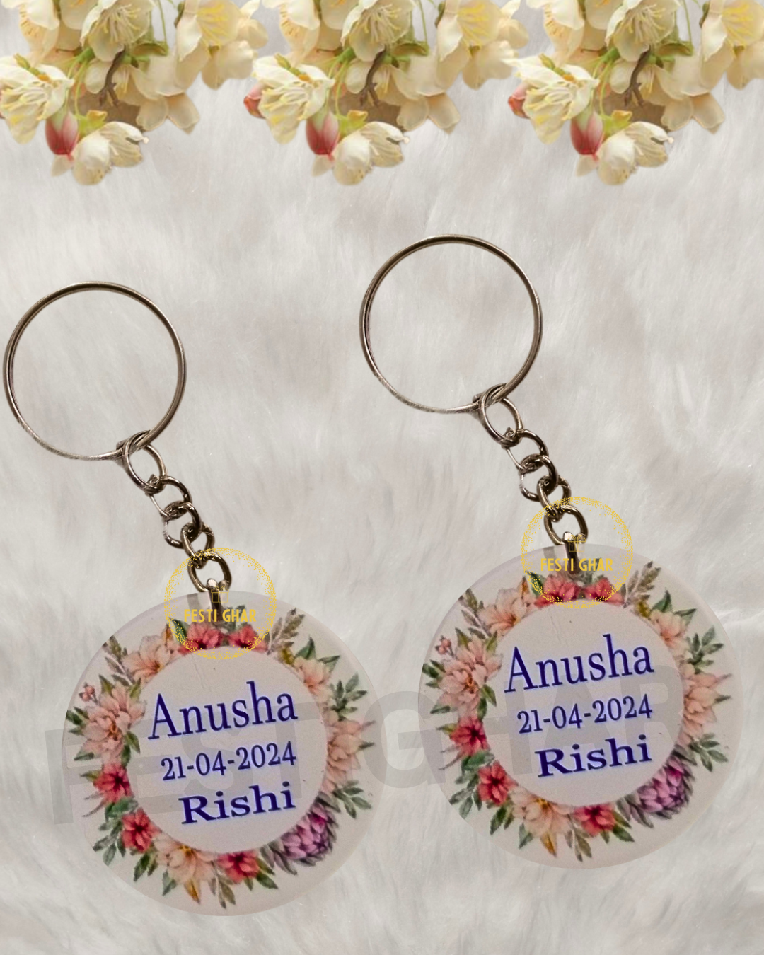 Wedding Keychains floral