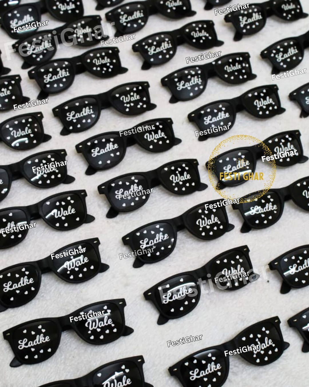 Ladke Wale Goggles with heart design