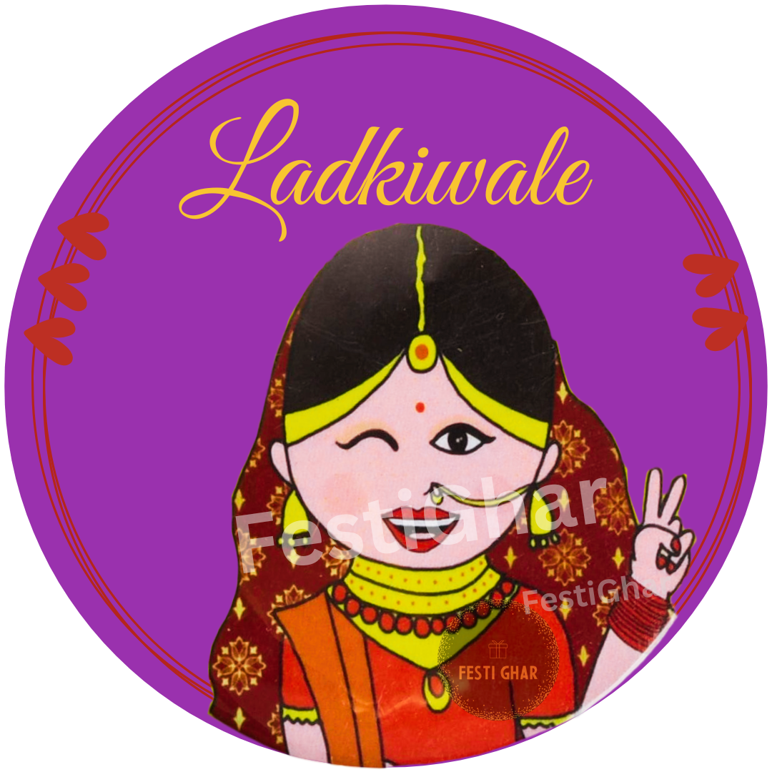 LadkiWale Badges in Purple