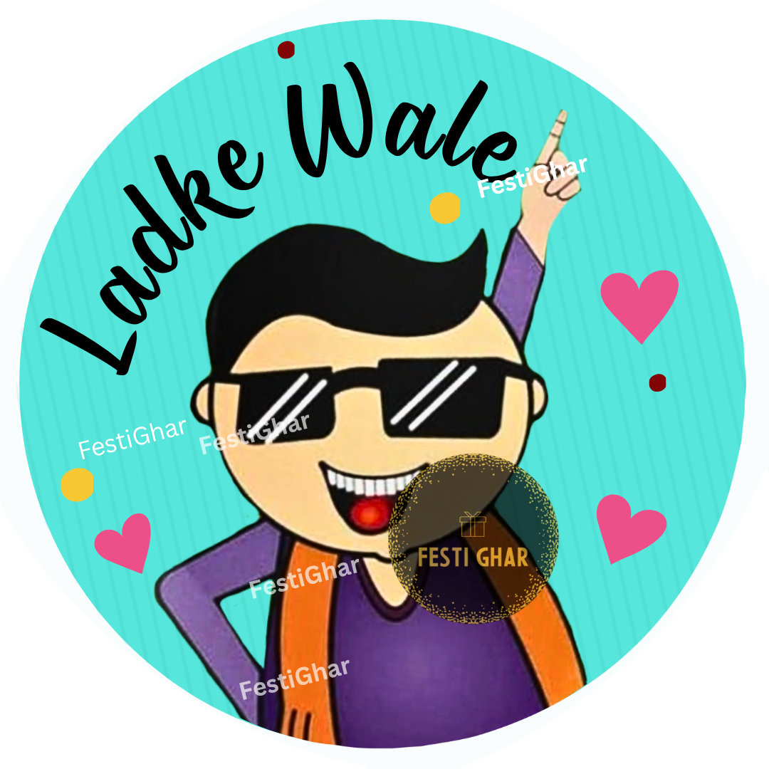 Cute Ladkewale wedding badges