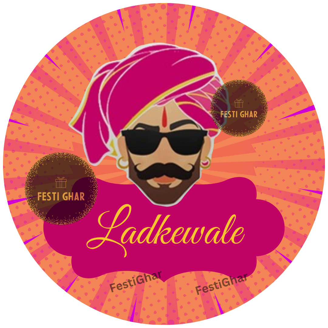 Ladkewale Badges in orange