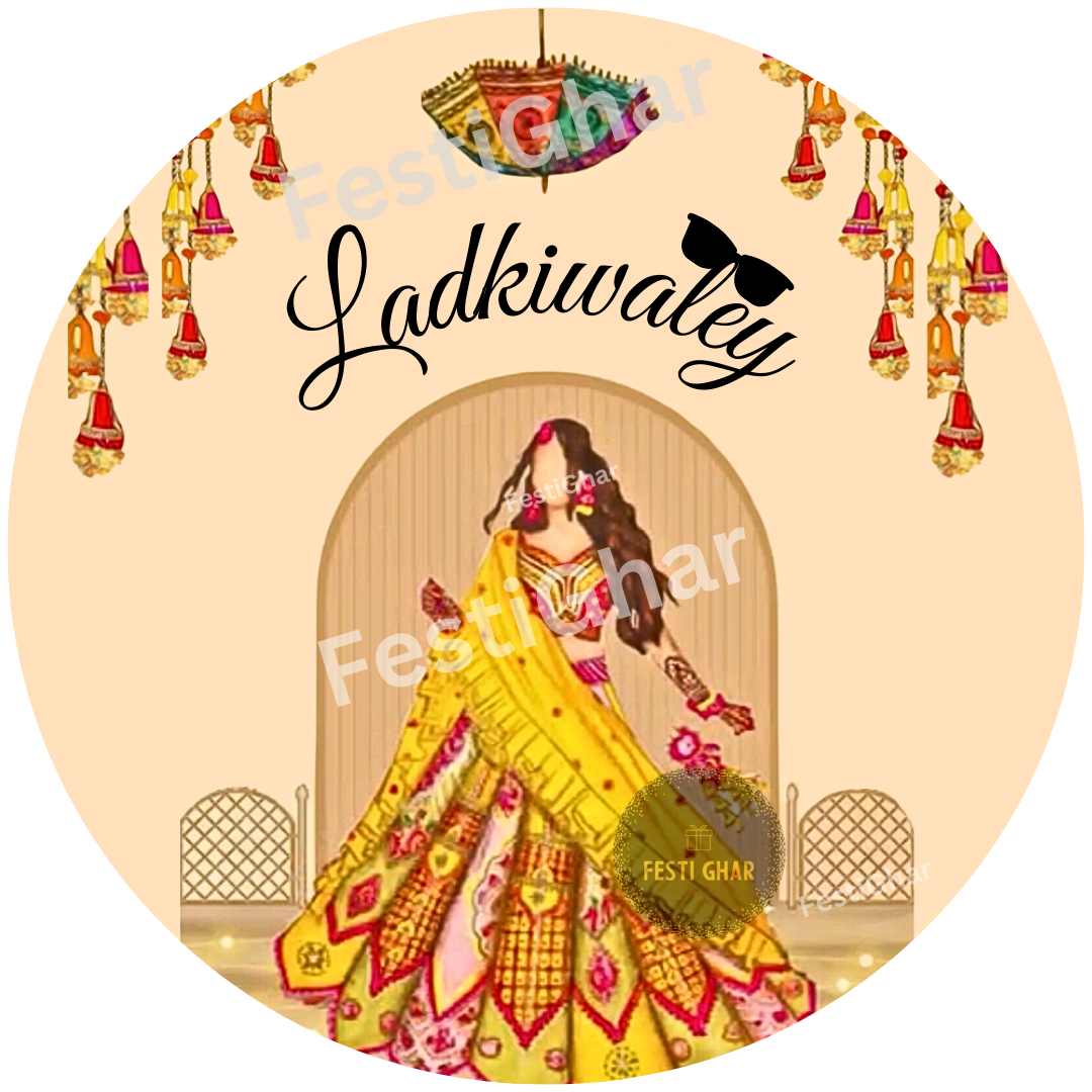 LadkiWale wedding badge
