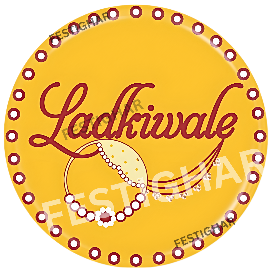 Ladki Wale Badges with nose ring
