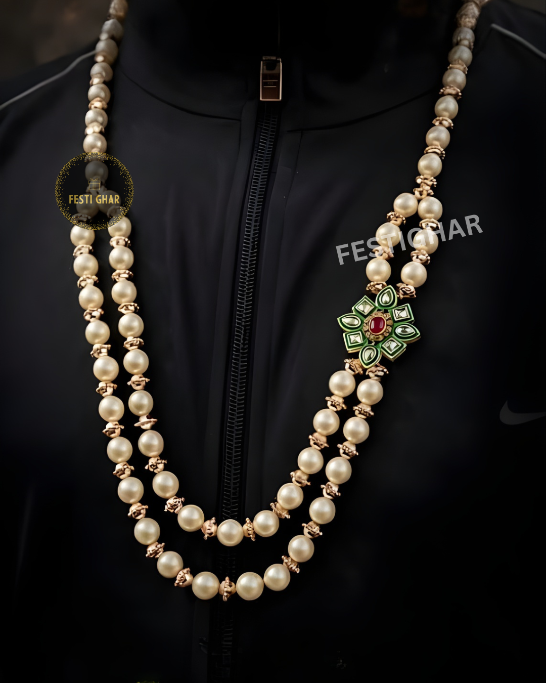 New Kundan Welcome Mala