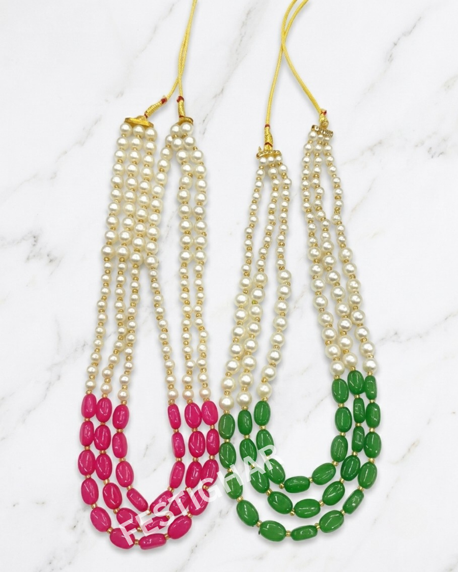 Barat welcome mala with beads