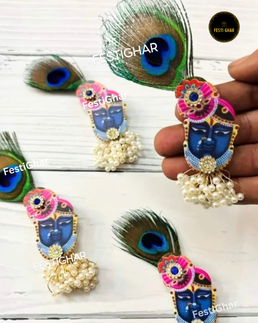 Shreenathji Wedding Brooch