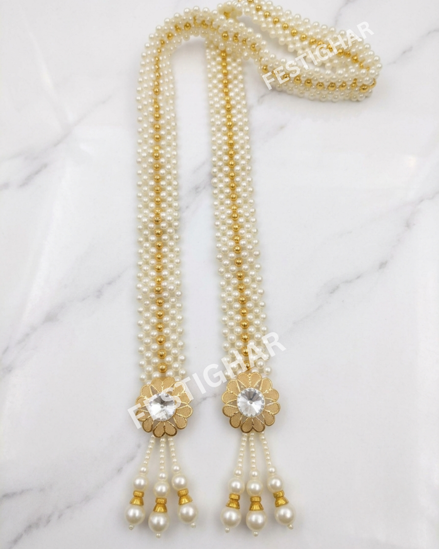 Elegant Pearl welcome dupatta | Moti baraat welcome dupatta