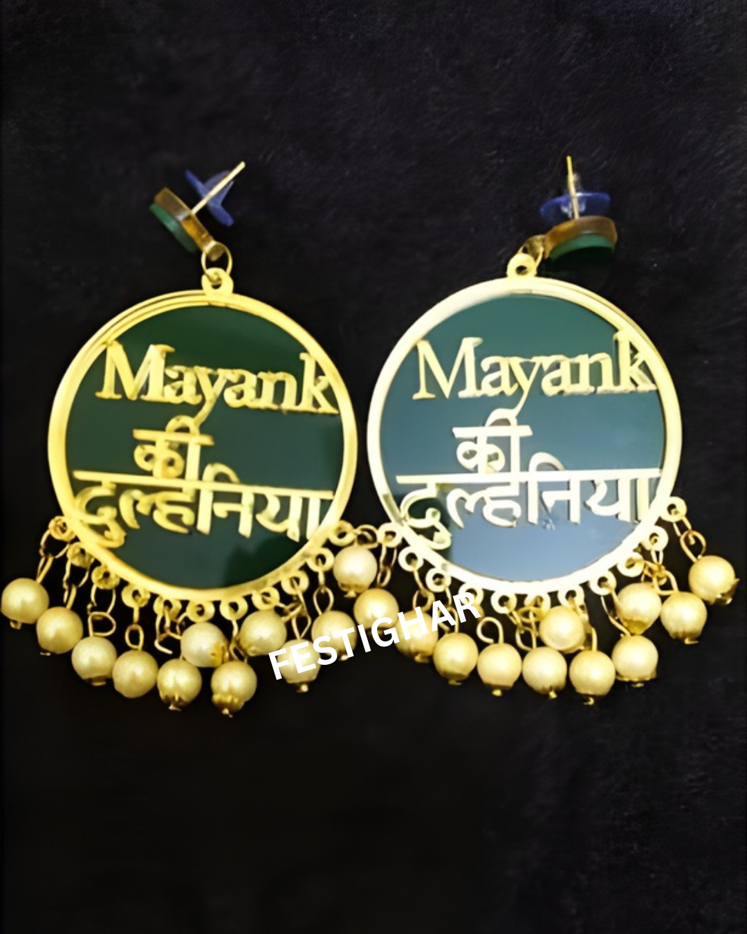 Customized Pearl Earrings