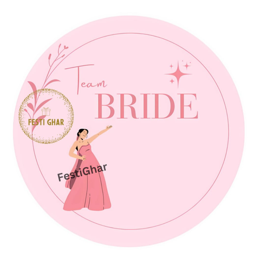 Team Bride Badges for wedding