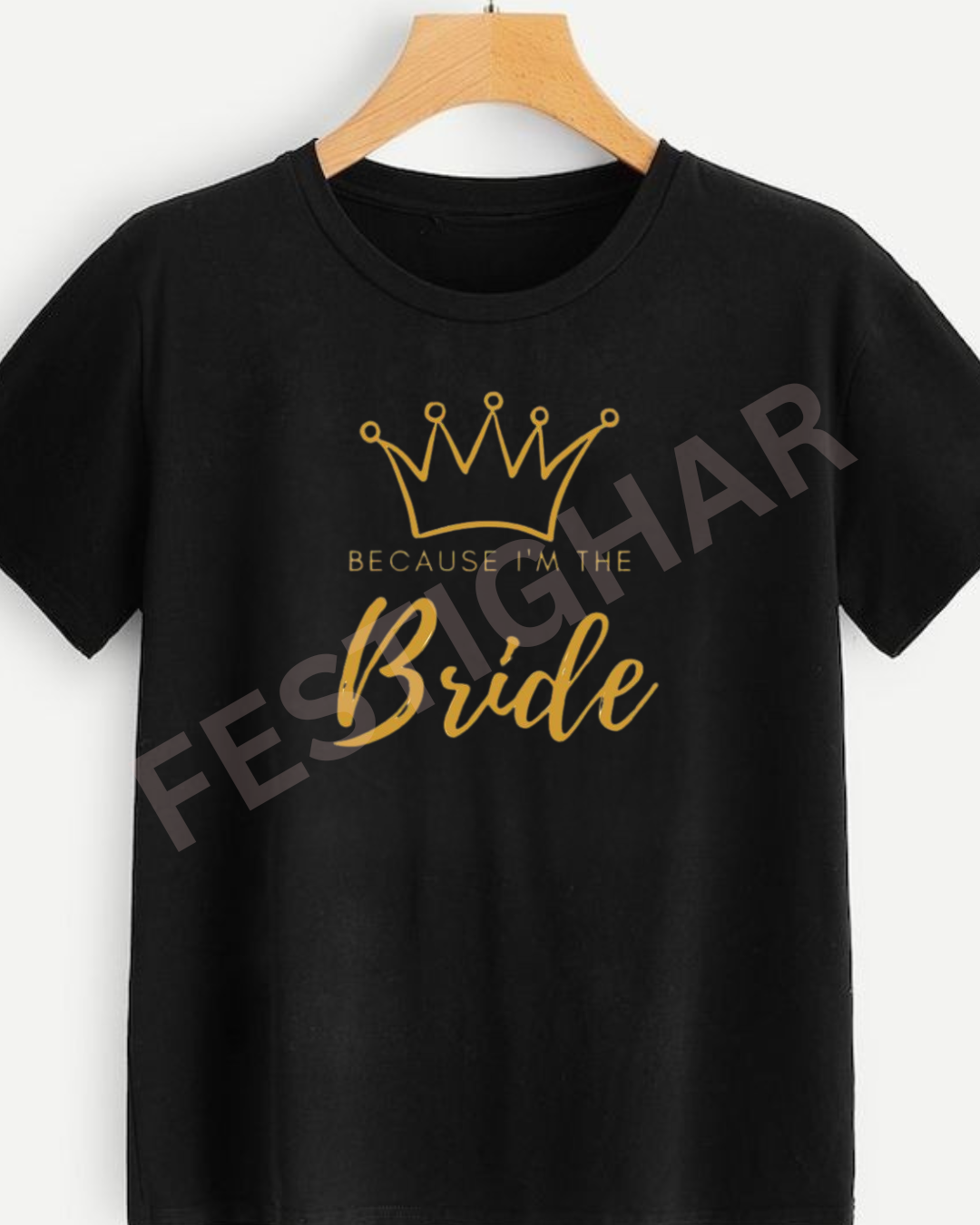 Bride T-Shirt with a Crown