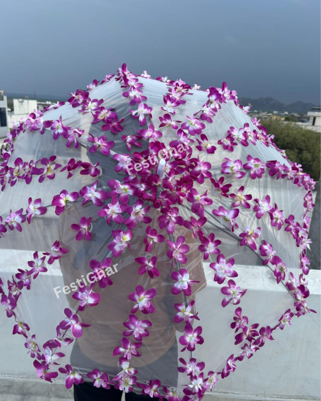 Floral Umbrella for wedding