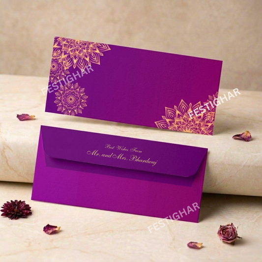 Personalised Money Envelopes - Shades of Purple