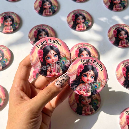 Team Radha Badges