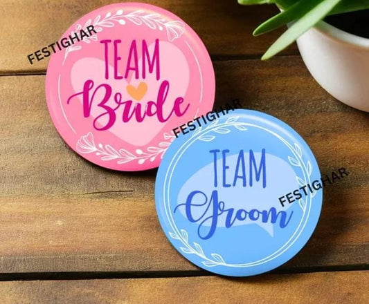Team Bride and Team Badges