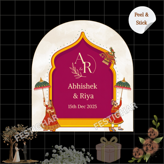 Gift stickers royal theme