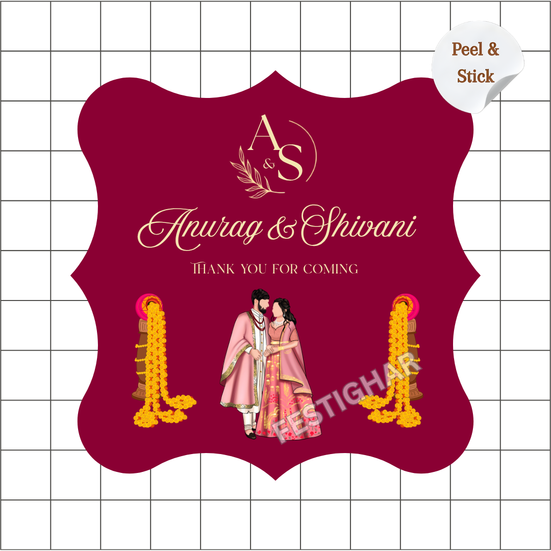 Stickers for wedding