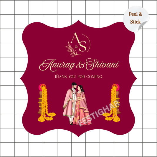 Stickers for wedding