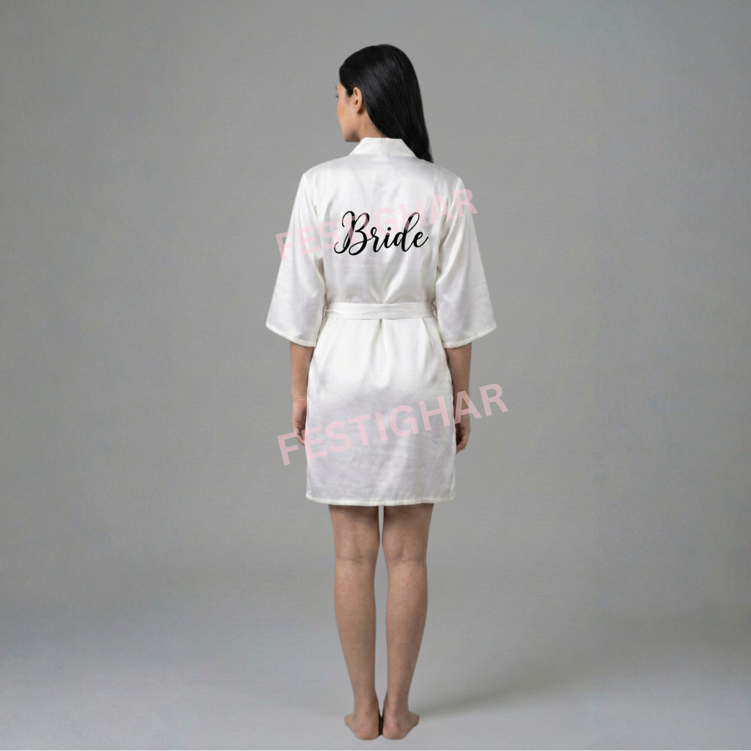 Premium Satin Robe - Customized