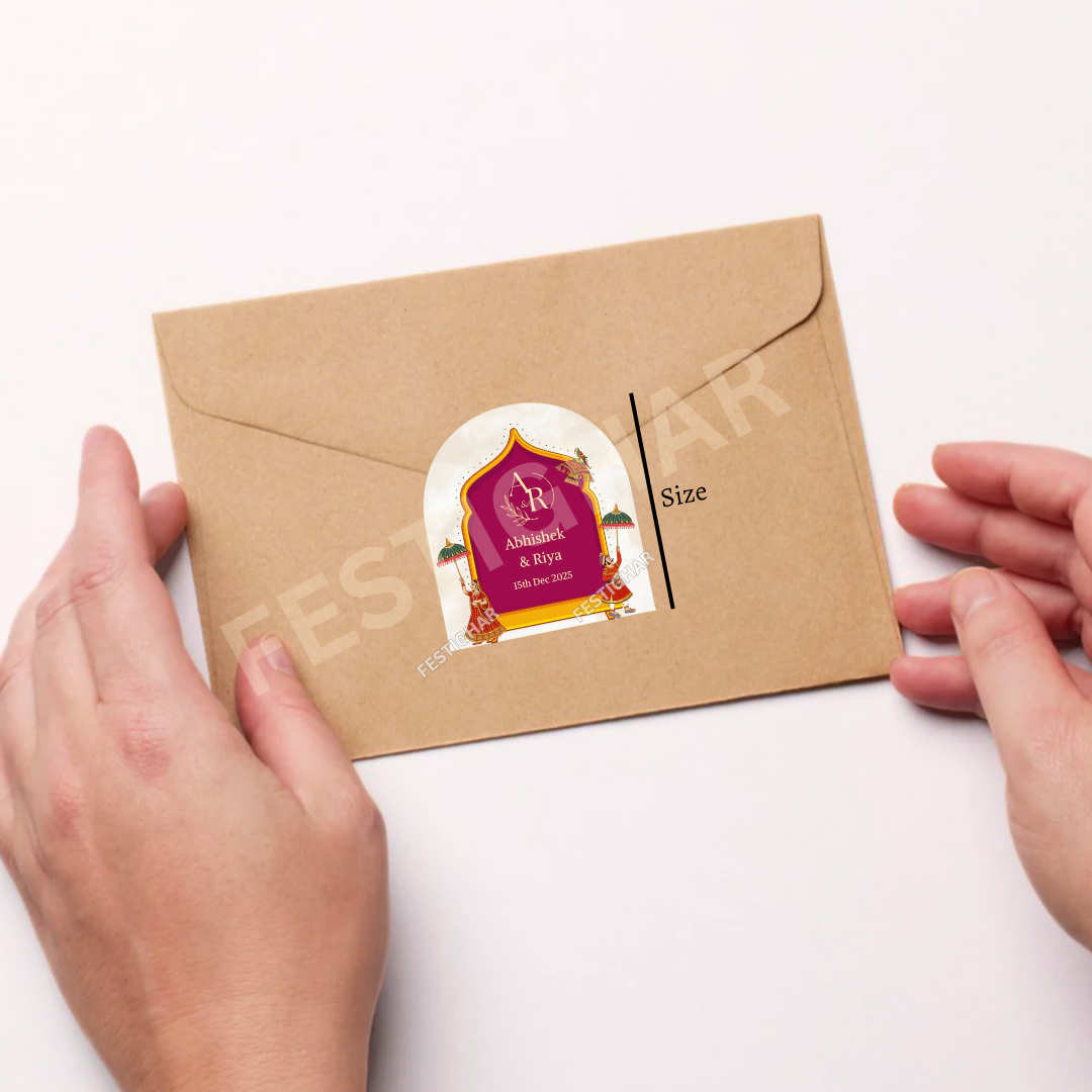Gift stickers royal theme