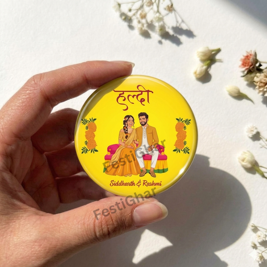 Customized Haldi Badges