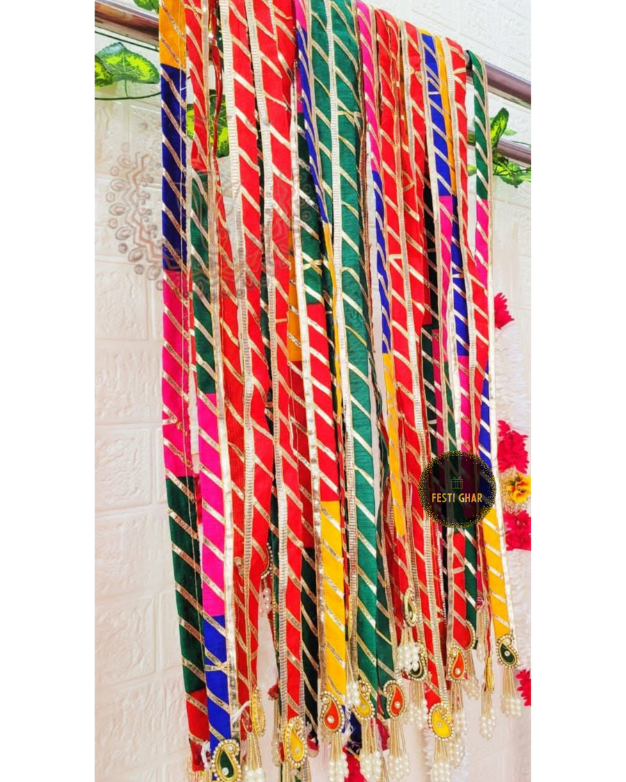 Swagat Dupatta with gota