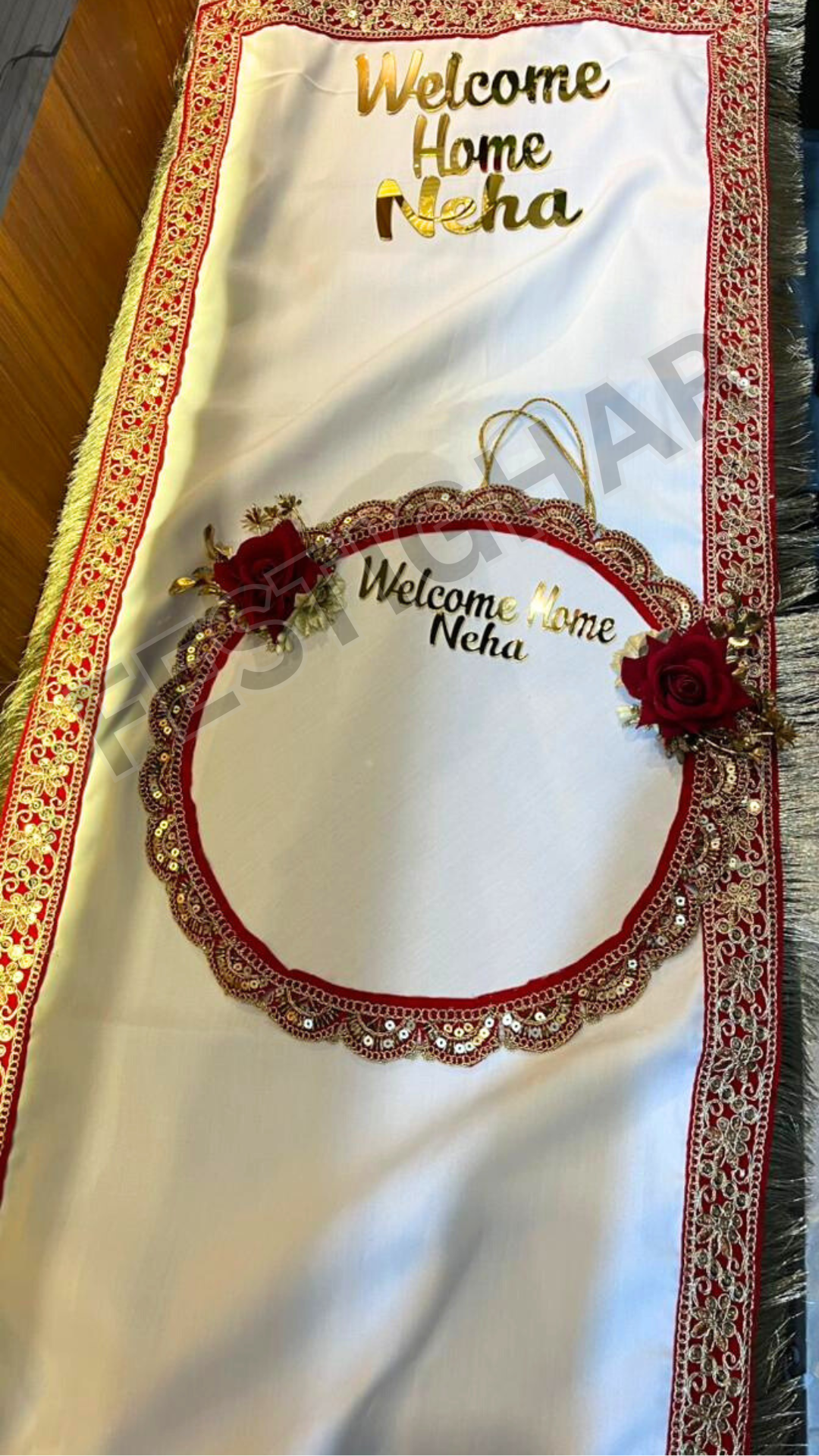 Grah Pravesh Mat and Carpet Combo