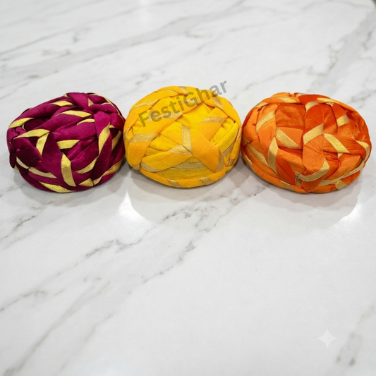 Welcome Pagdi for baraat (mixed colours)
