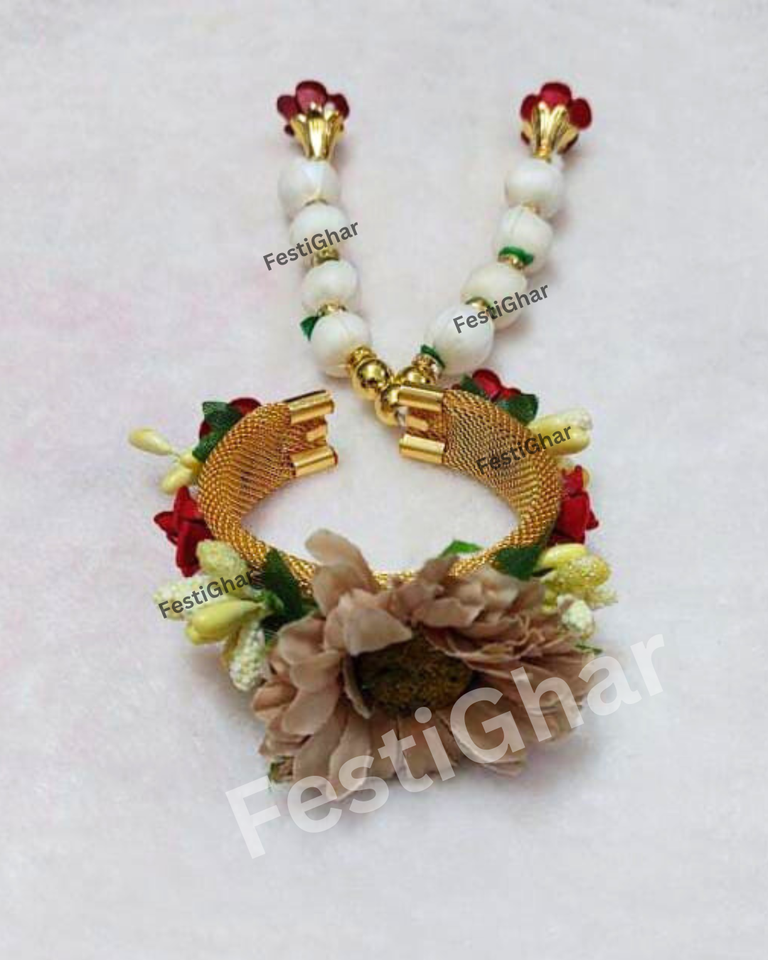 Brown flower Bangles for Haldi function return favours