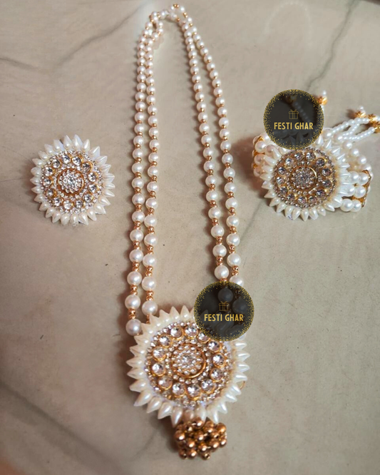 White golden pearl full set