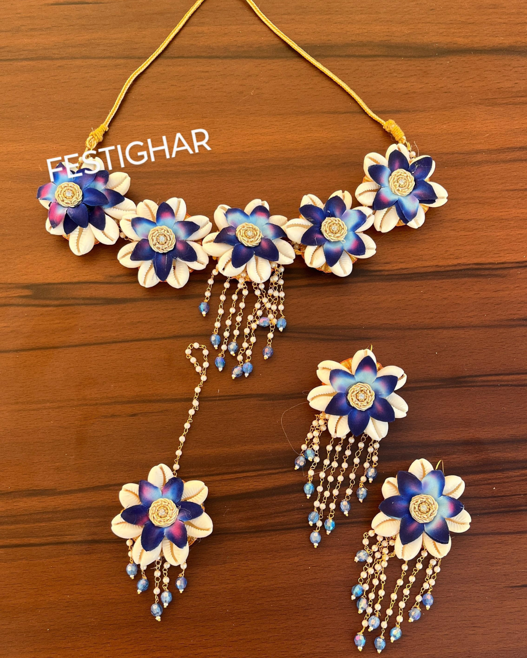 Flower Jewelry in purple