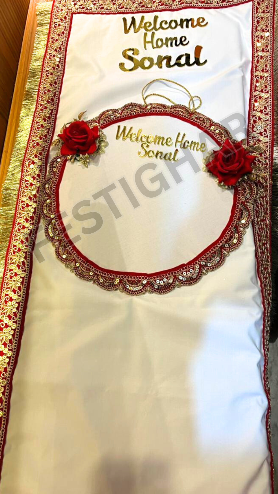 Grah Pravesh Mat and Carpet Combo