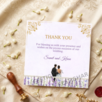 Custom Thank you Cards pastel theme