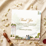 Custom Thank you Cards royal theme
