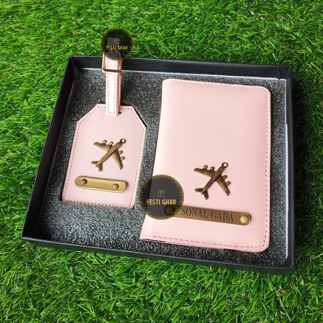 Passport Cover and Travel Tag Set