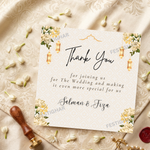 Personalised Thank you Cards lantern theme