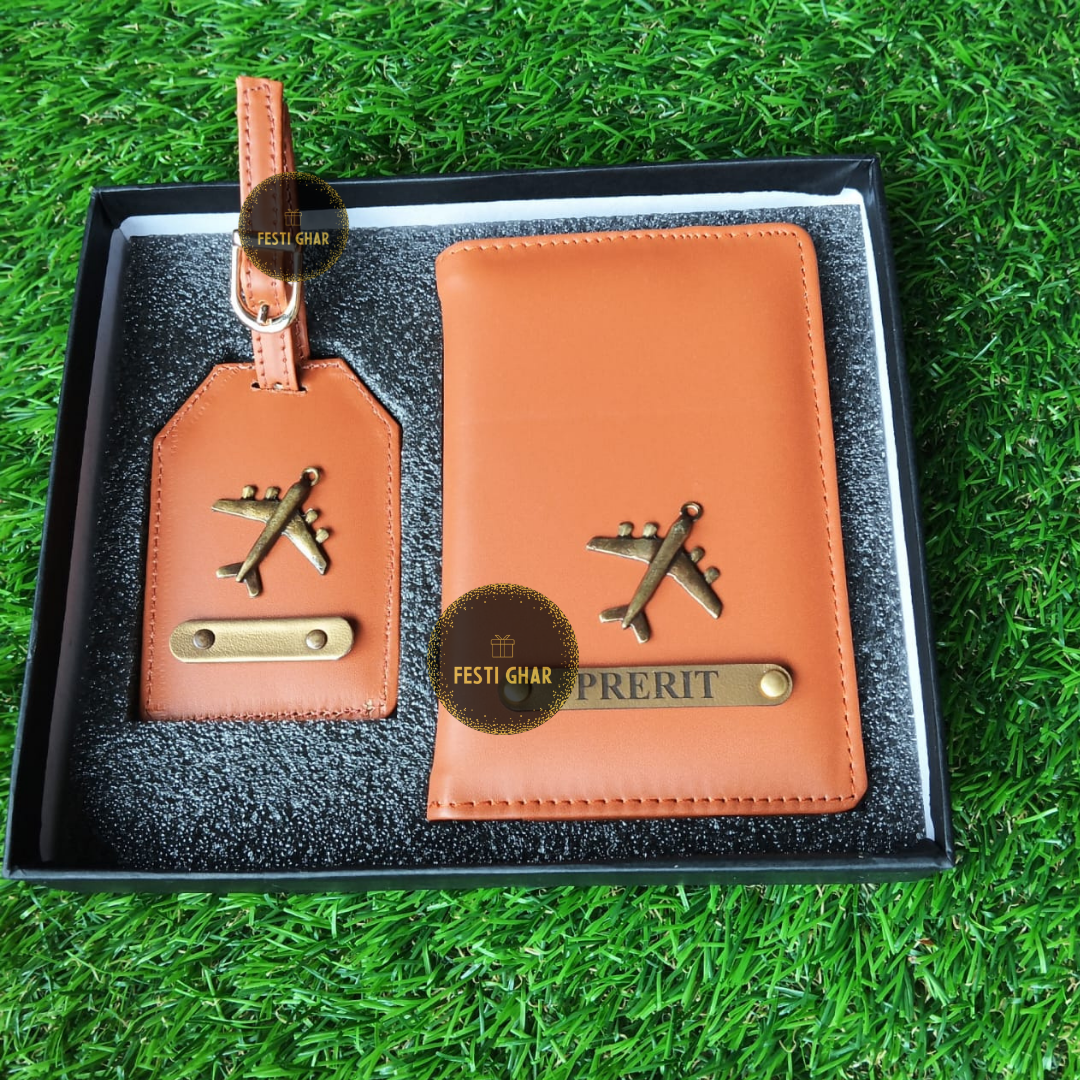 Passport Cover and Travel Tag Set