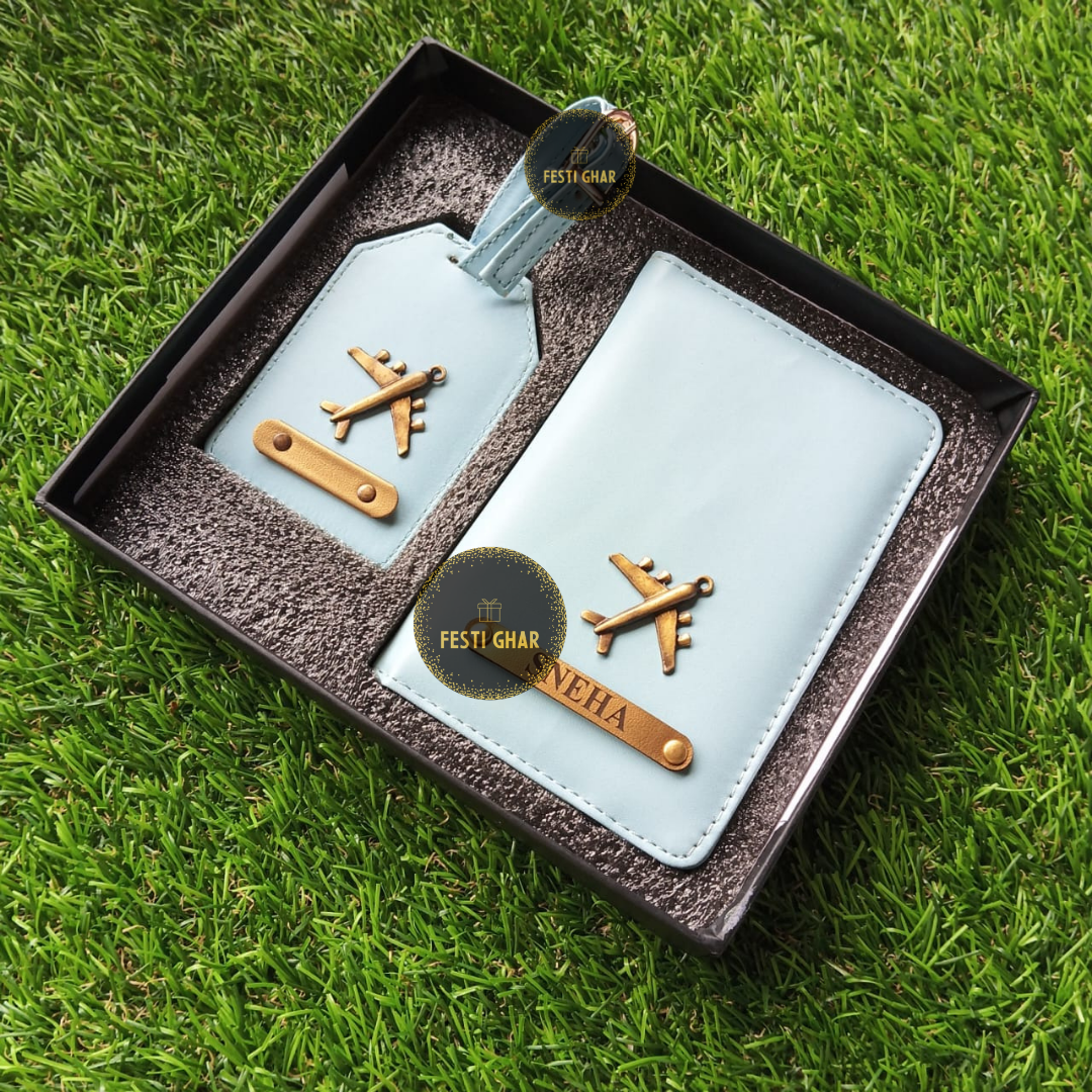 Passport Cover and Travel Tag Set