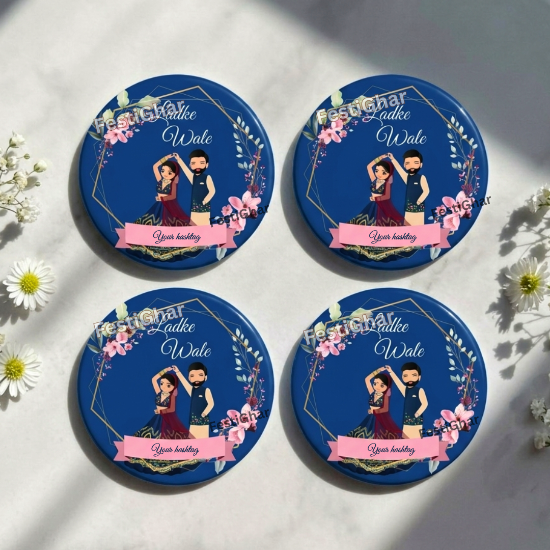 Customized trending Ladke Wale badges