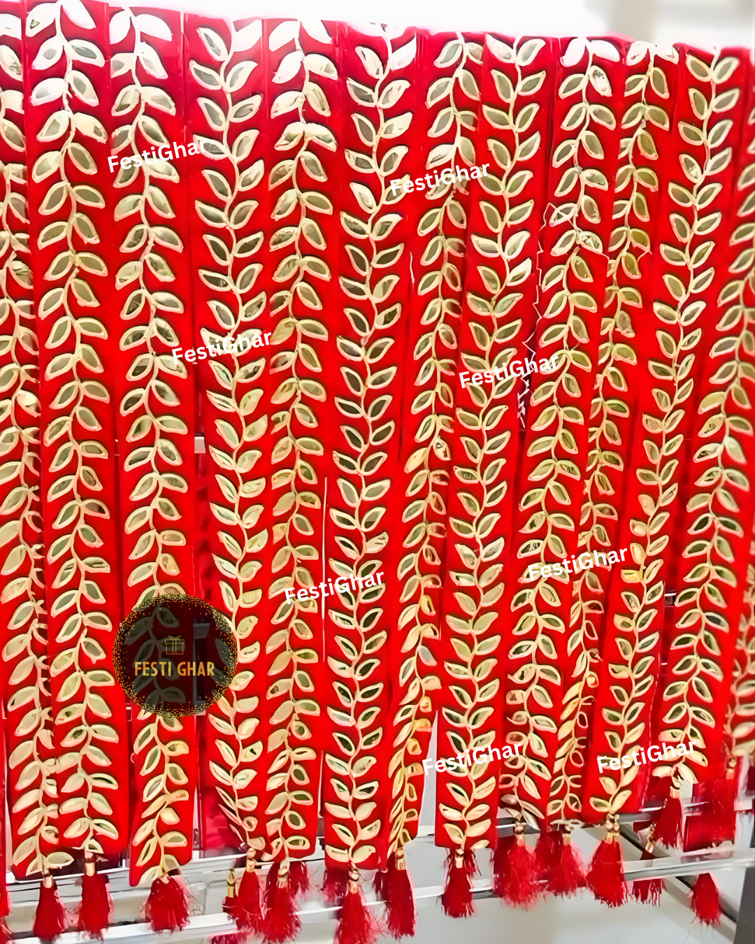 Baraat Swagat Dupatta with tassles