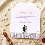 Custom Thank you Cards pastel theme