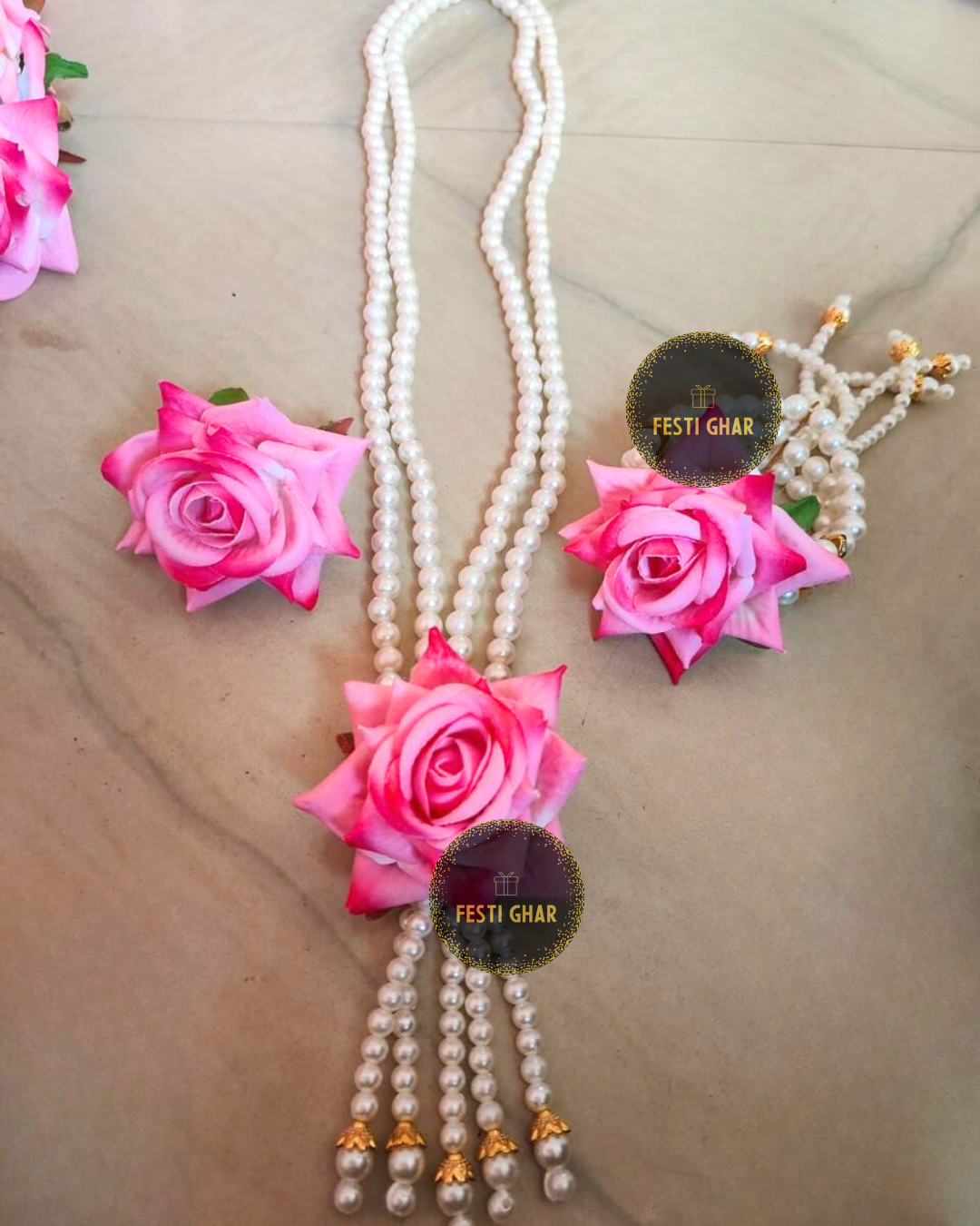 Rose and pearl full set