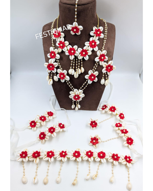 Flower and shell Jewellery