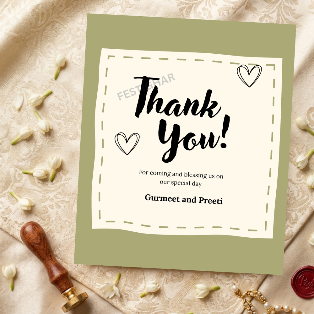 Personalized Thank you Cards