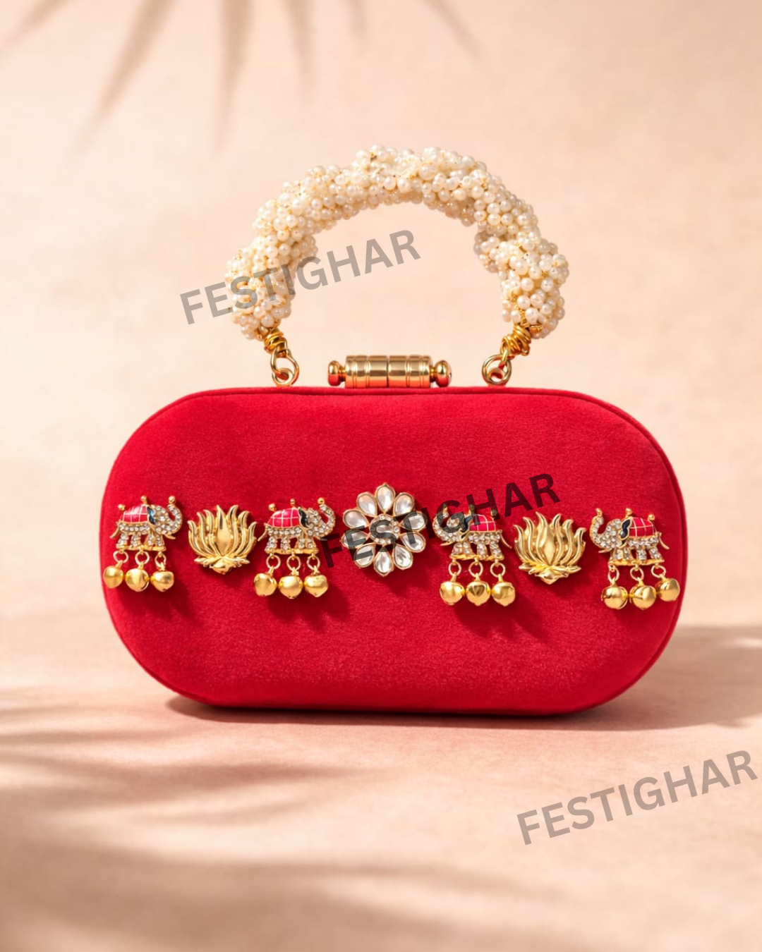 Premium Kundan Clutch Collection