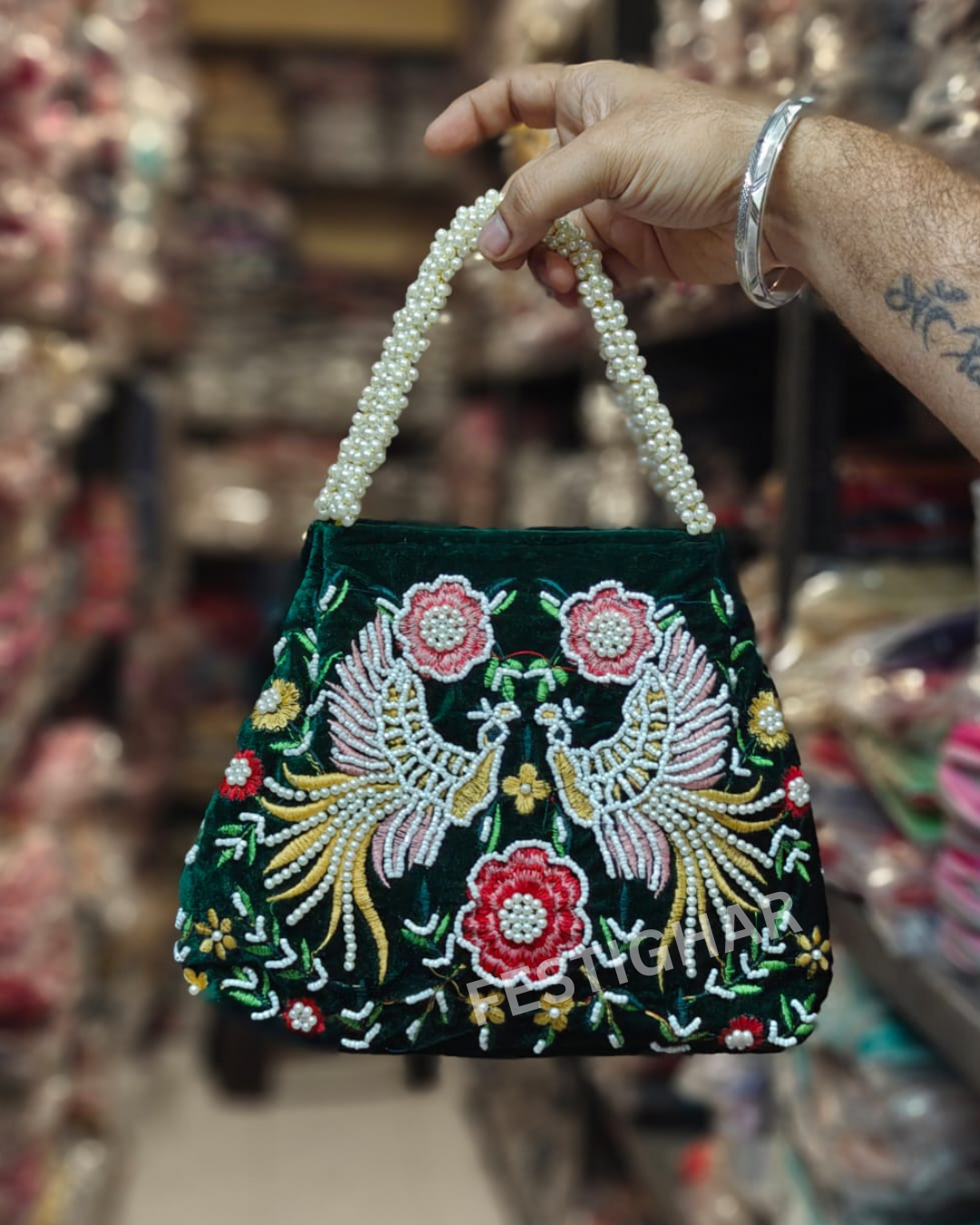 Premium Velvet Purse (mixed colours) Return Gifts