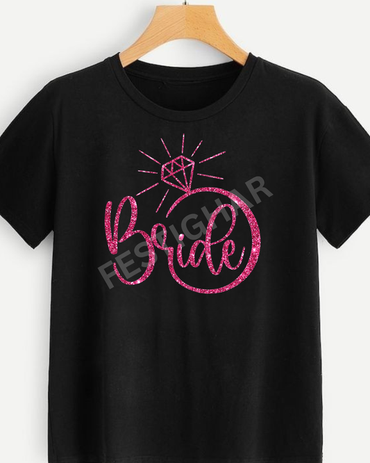 Sparkle T-Shirt - Bride with ring