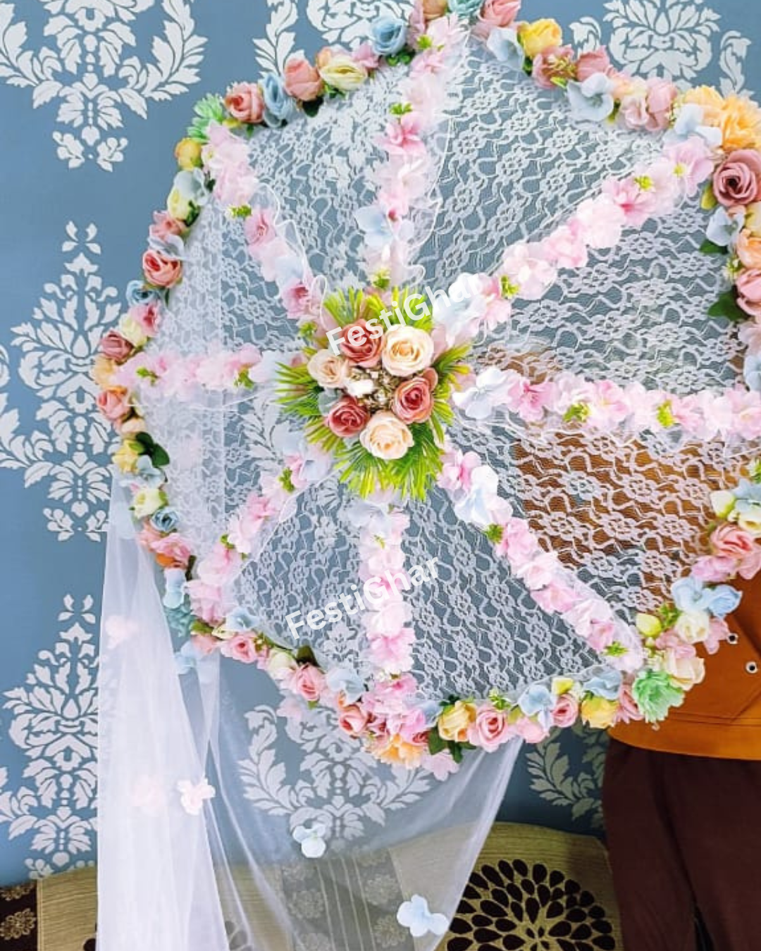 Premium Wedding Umbrella with tail
