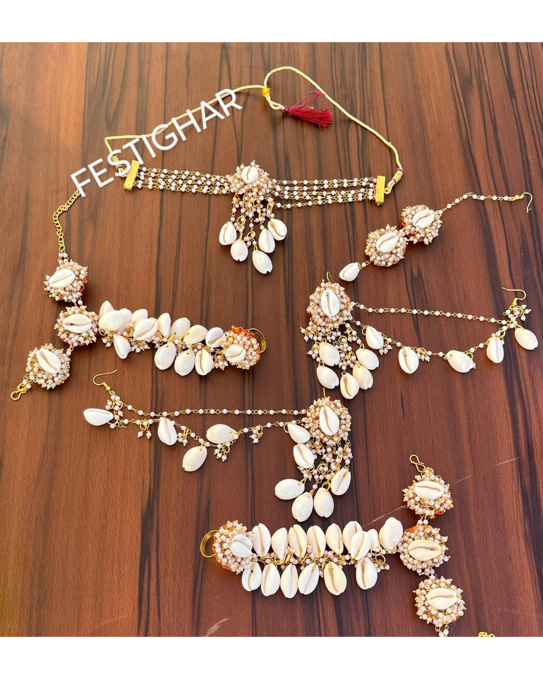 Pearl and shell jewelry