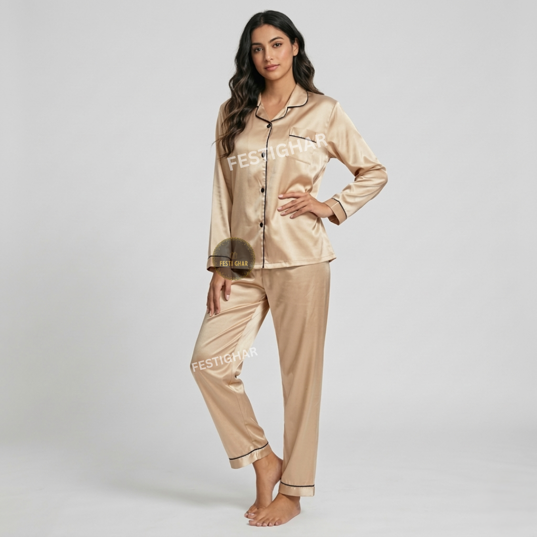 Satin Pajama Set - Personalized